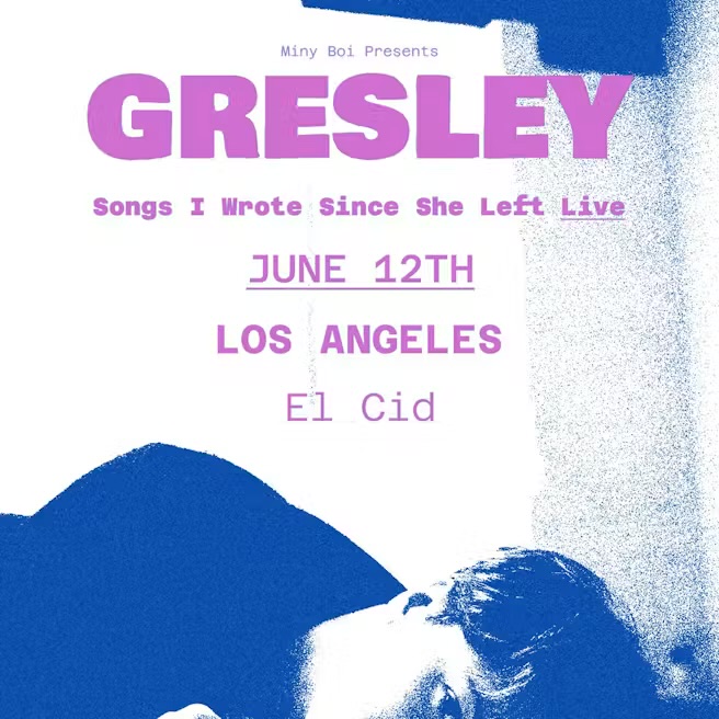 GRESLEY El Cid Los Angeles concert poster